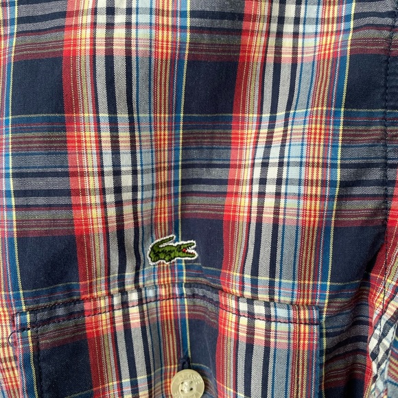 Lacoste boys button down shirt size 12 - Picture 3 of 4